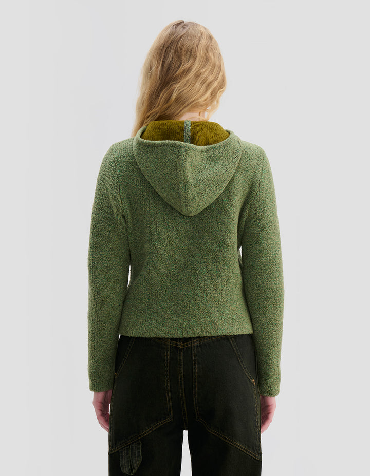 KNOT ZIP HOODIE