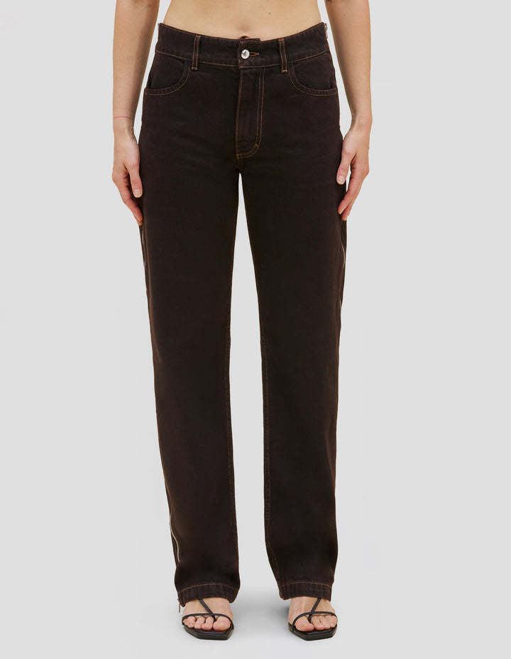 UNZIPPED JEAN