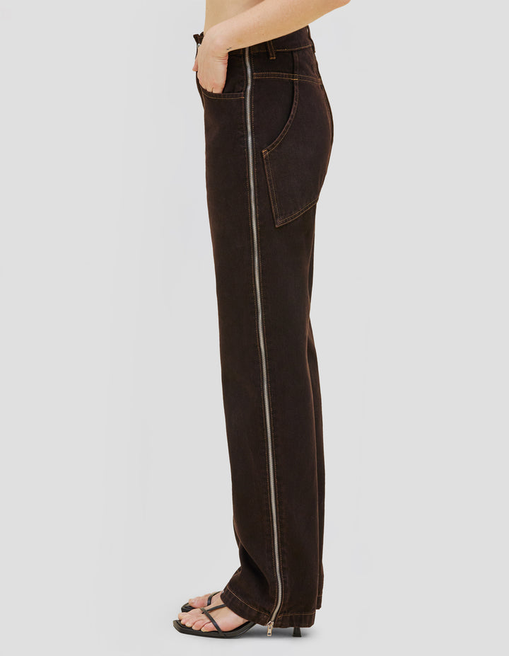 UNZIPPED JEAN