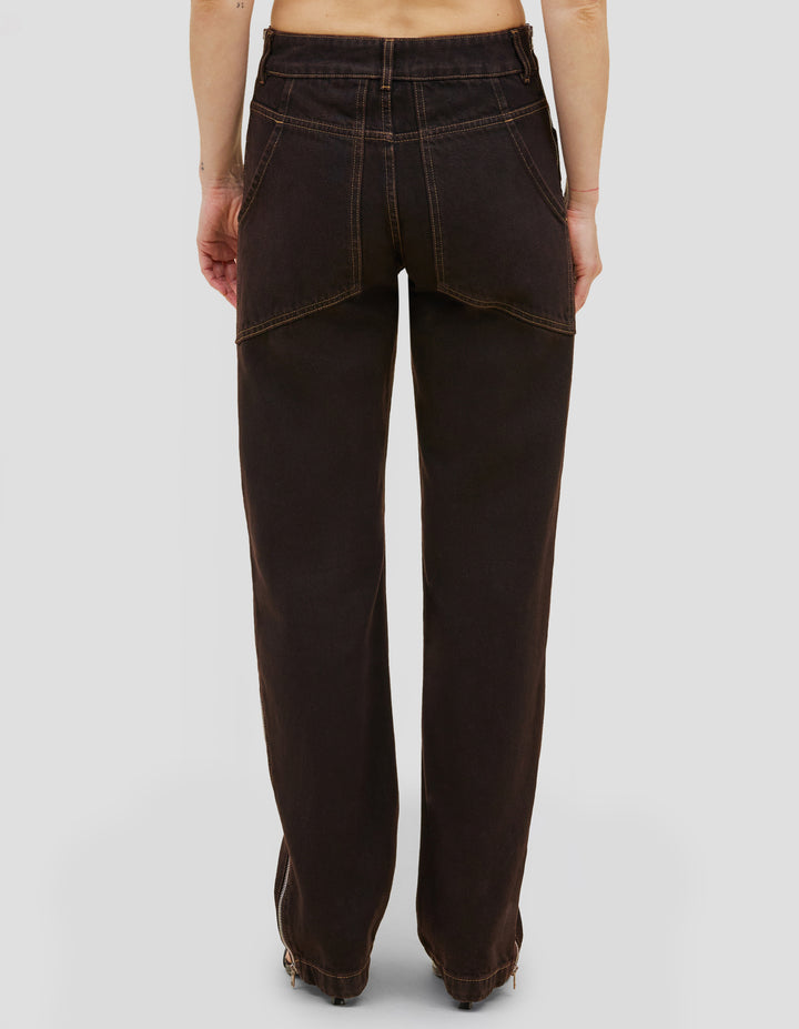 UNZIPPED JEAN