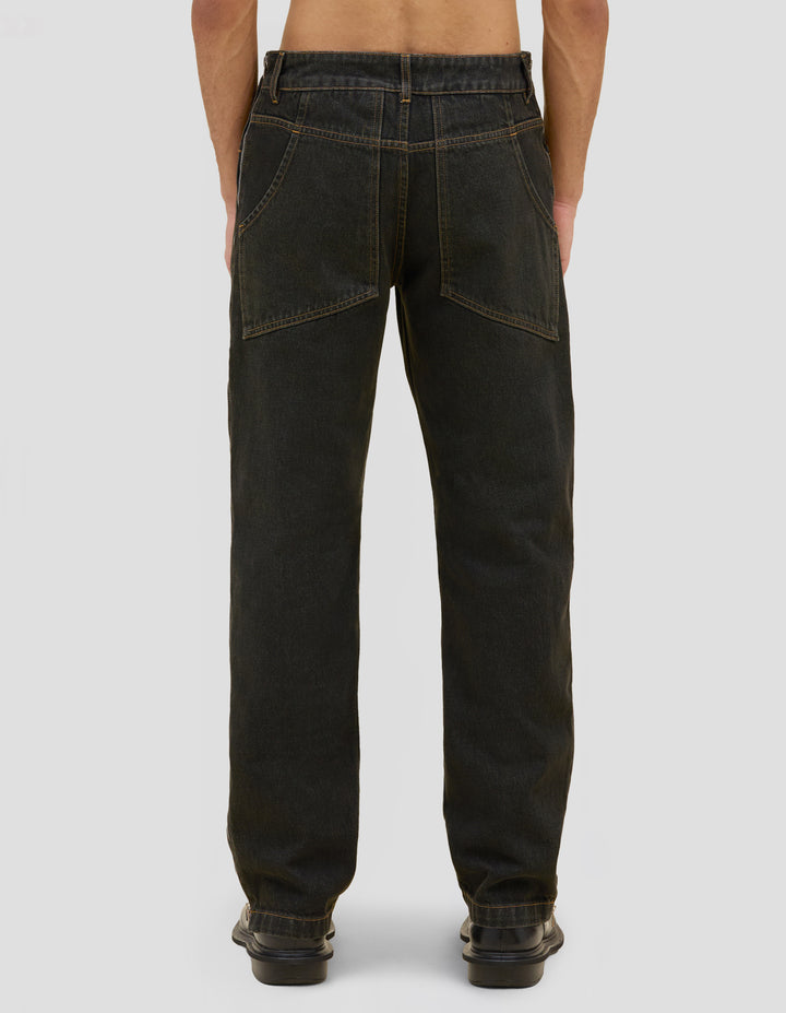 UNZIPPED JEAN