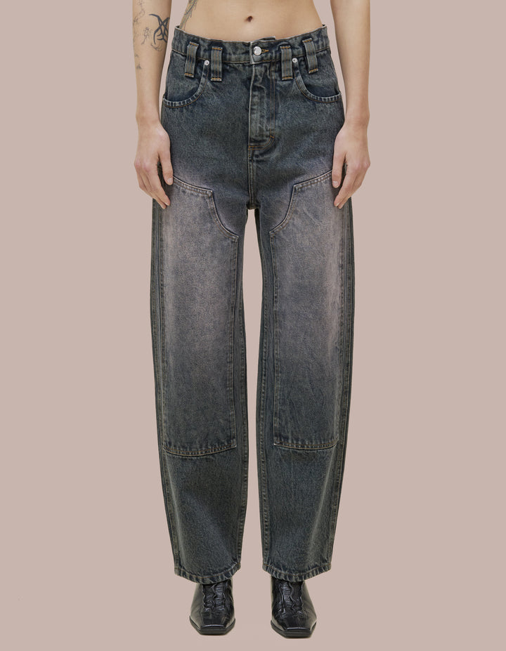 DOUBLE KNEE BAGGY JEAN