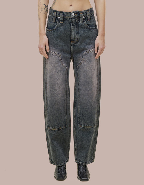 DOUBLE KNEE BAGGY JEAN