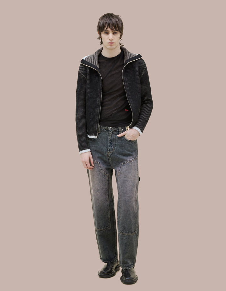 DOUBLE KNEE BAGGY JEAN