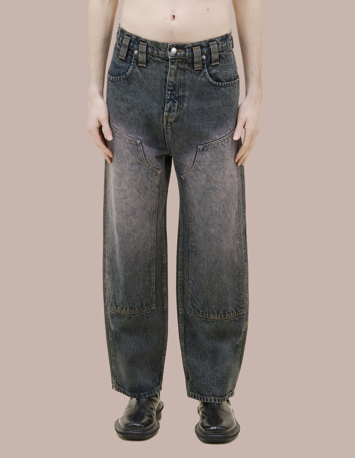 DOUBLE KNEE BAGGY JEAN
