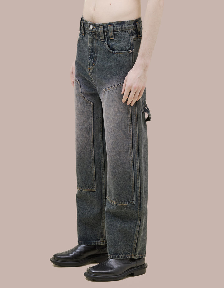 DOUBLE KNEE BAGGY JEAN