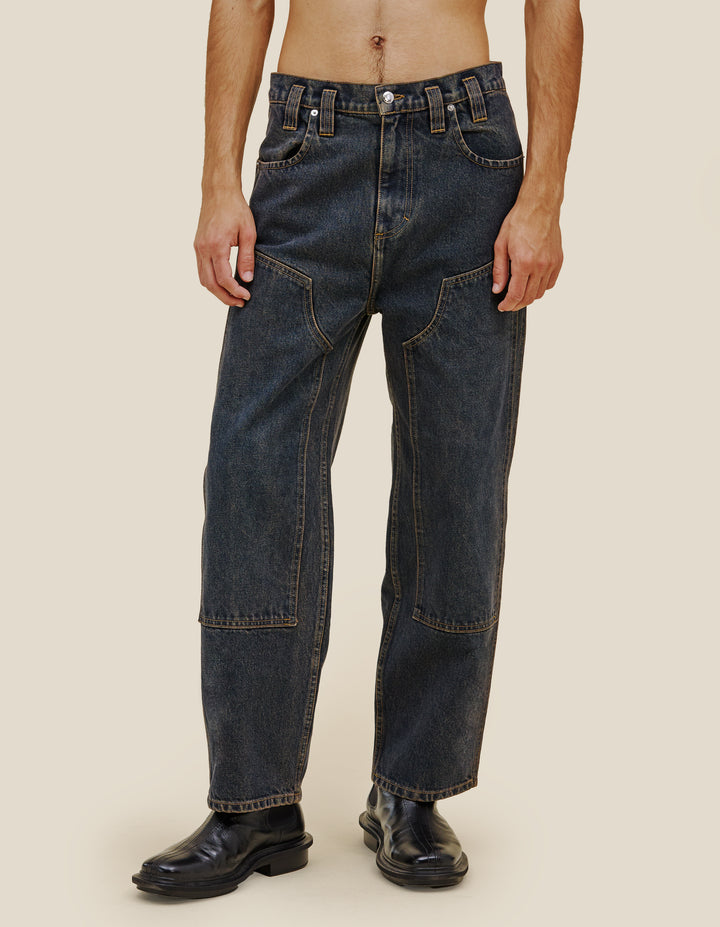 DOUBLE KNEE BAGGY JEAN