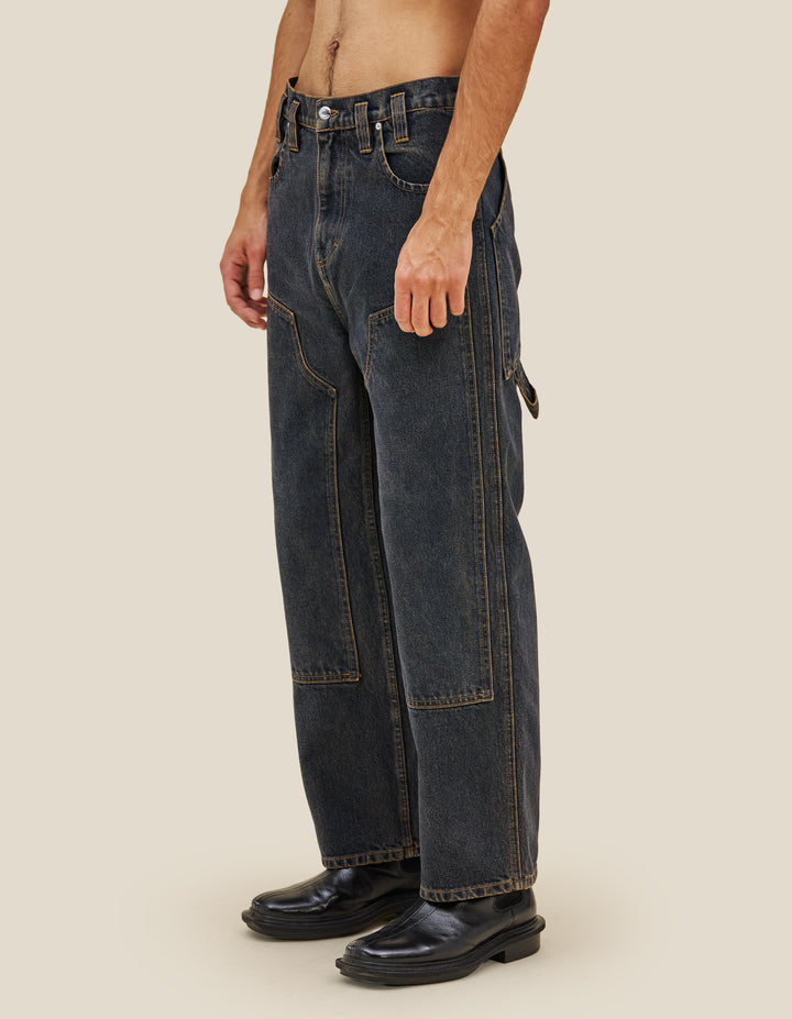 DOUBLE KNEE BAGGY JEAN