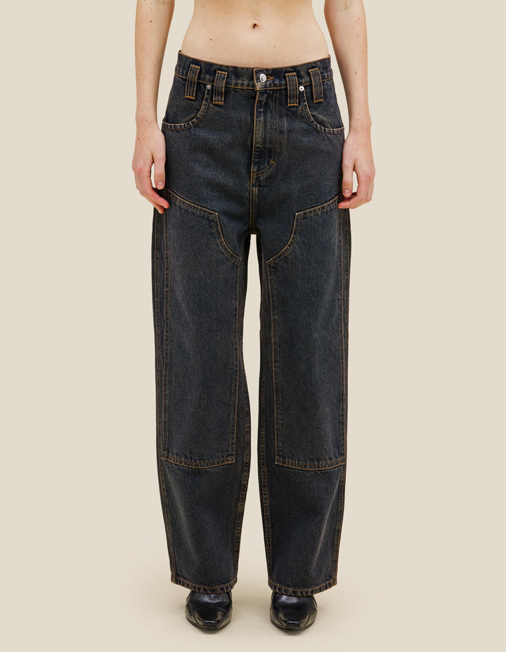 DOUBLE KNEE BAGGY JEAN