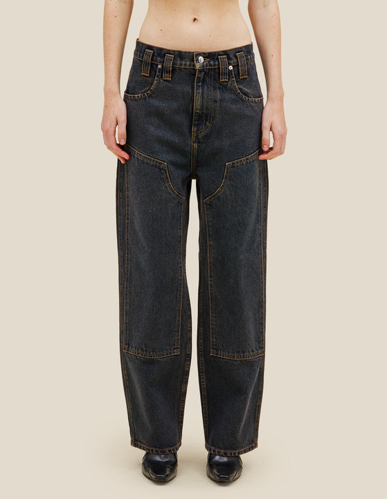 DOUBLE KNEE BAGGY JEAN