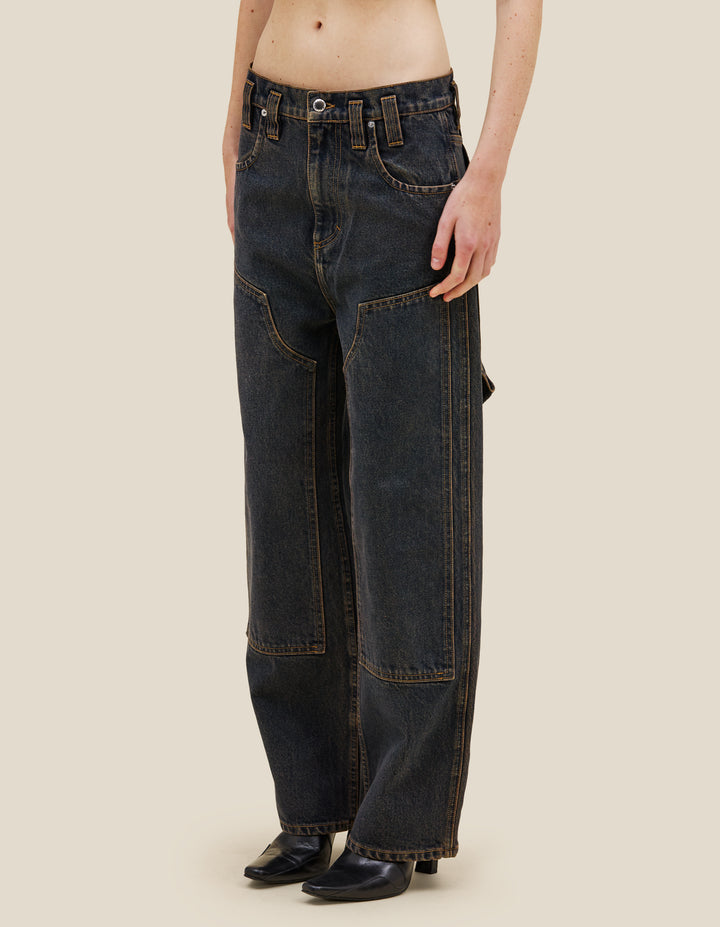 DOUBLE KNEE BAGGY JEAN
