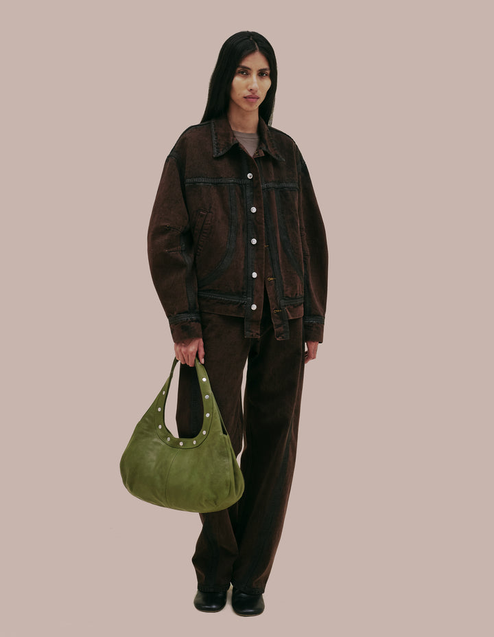 Eckhaus Latta Leather handbag.