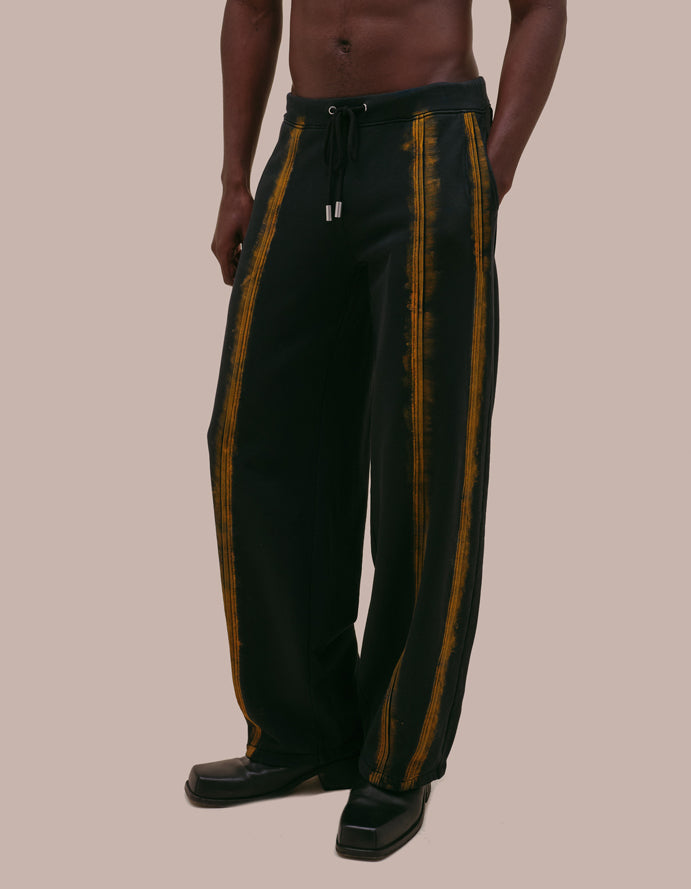 Eckhaus Latta sweatpant in darkroom. 