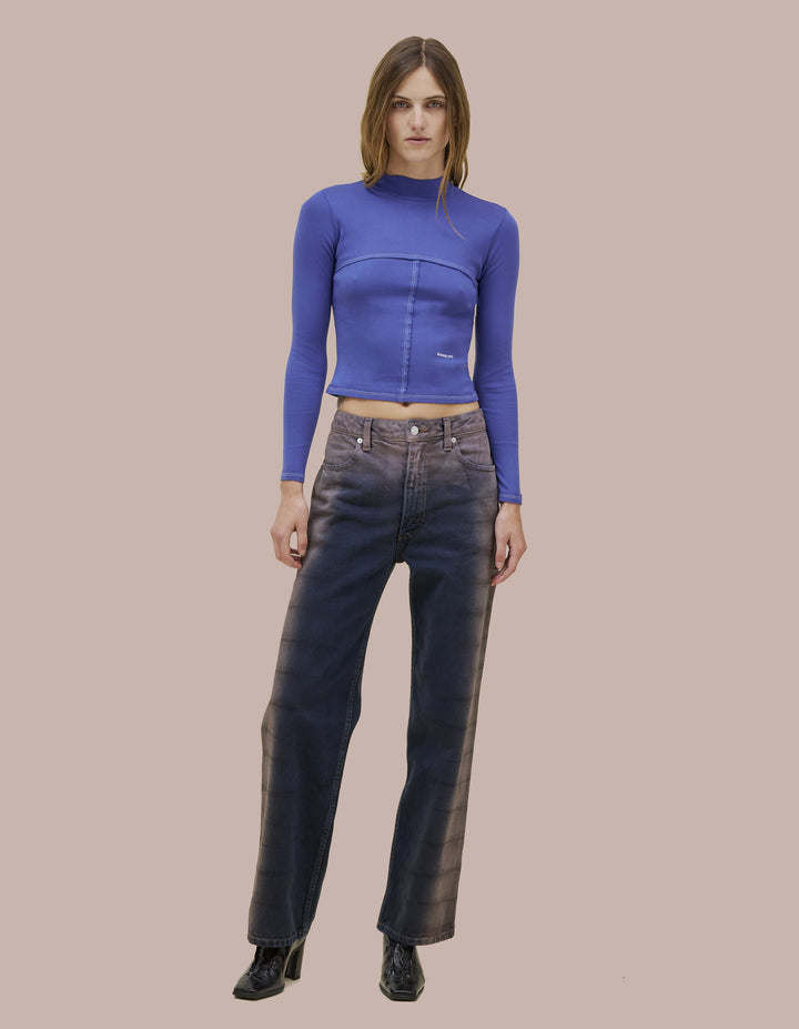 LAPPED BABY TURTLENECK.