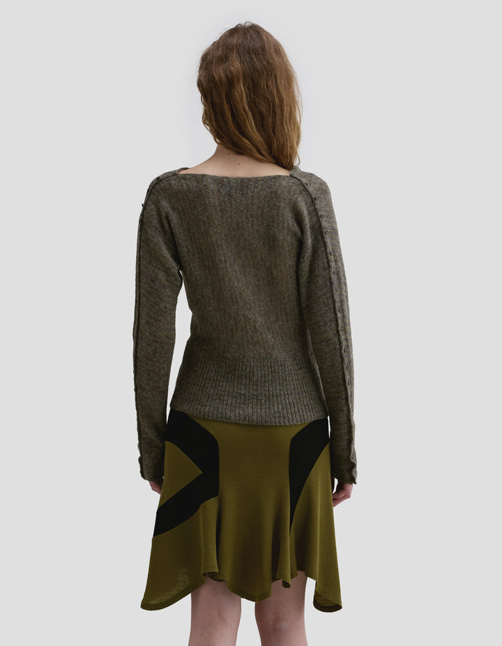 GRID SWEATER