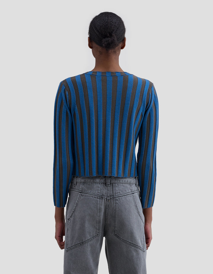 KEYBOARD ZIP CARDIGAN